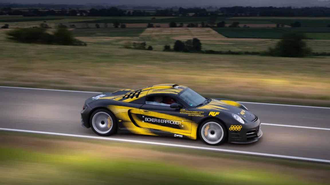 Ruf debuts 4.8L flat-eight with 1,000 hp and 1,000 Nm at Goodwood