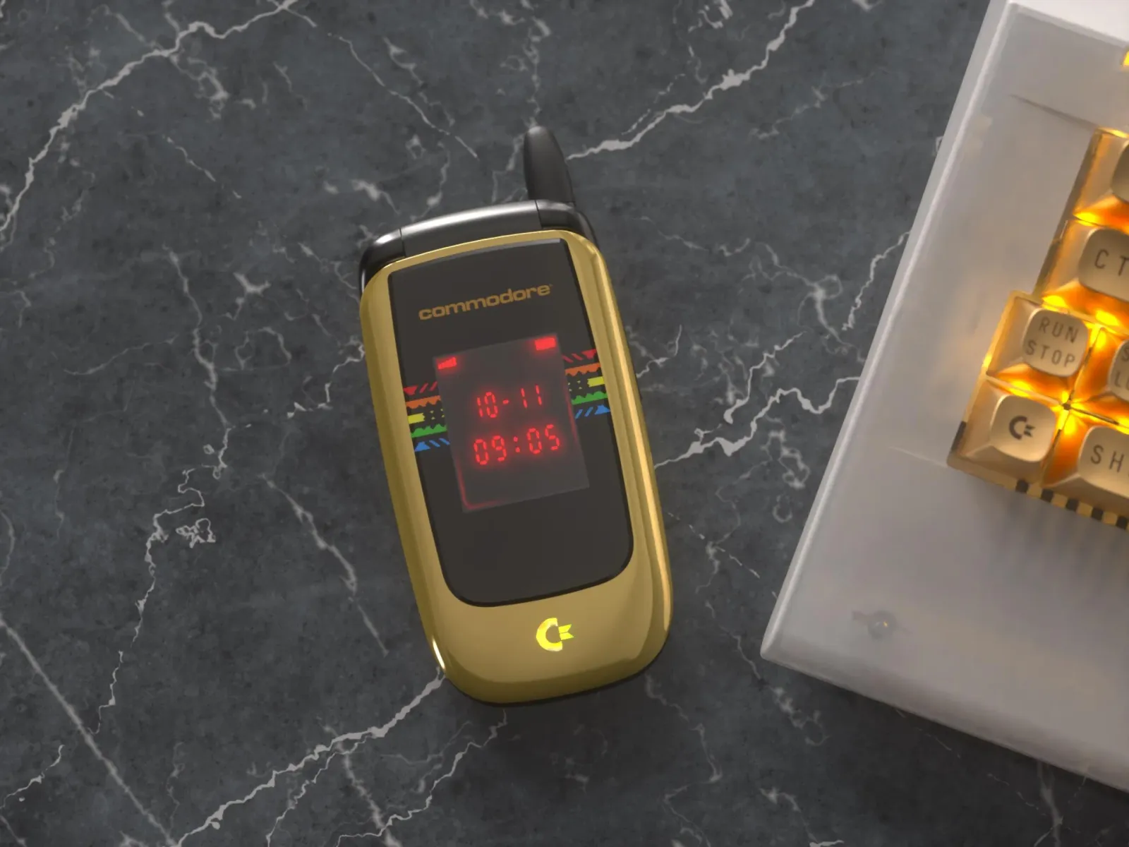 Commodore’s Christian Simpson restarts the retro PC brand, then launches flip phones