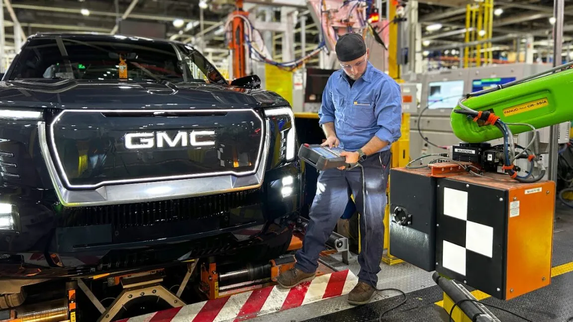 GM installs 50 FANUC robot arms at Factory Zero while 1,300 autoworkers stay laid off