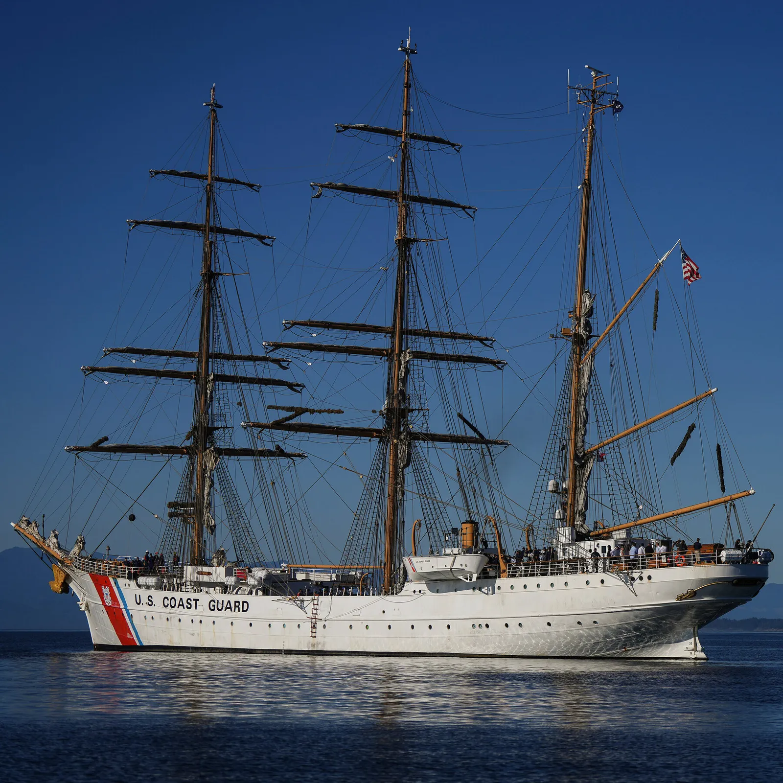 USCGC Eagle hauls a rare 1776 Declaration printing for America’s 250th parade
