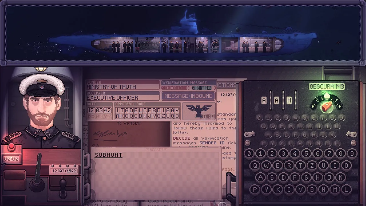 False Echo puts you at the Obscura machine, where truth changes daily