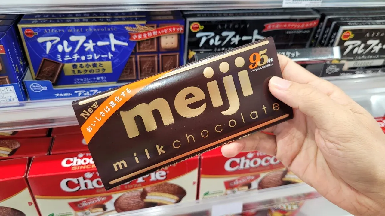 Meiji gained market share in China chocolate as shoppers turned to foreign brands