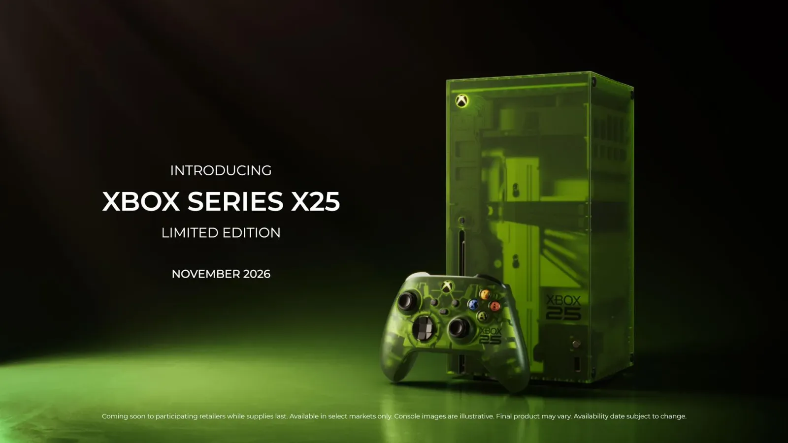 Xbox goes translucent: Microsoft’s 25th-anniversary Series X revives OG Green