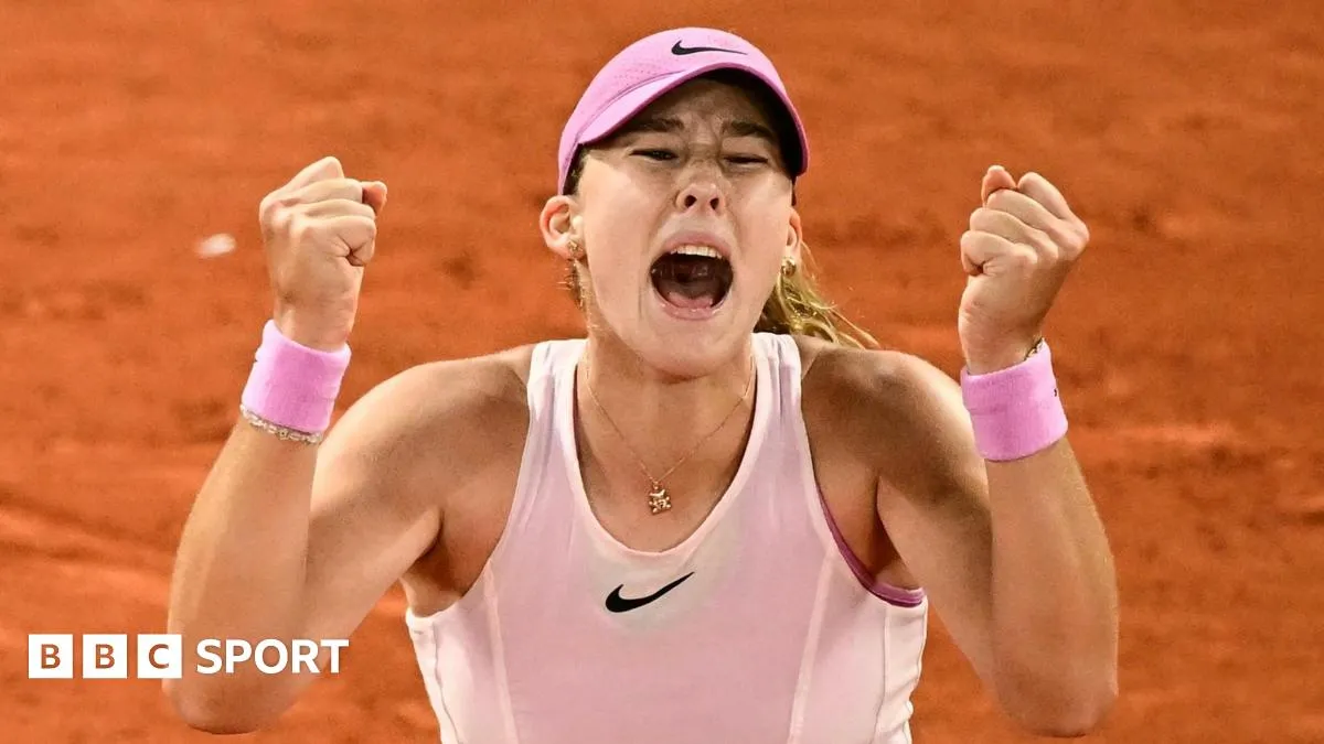 Andreeva reaches first major final at 17, and Kostyuk falls at Roland Garros