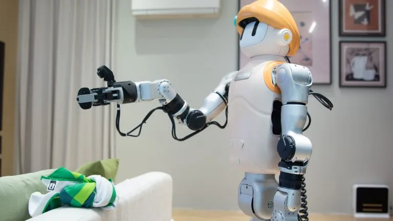 China is training robots on shirts, and the U.S. is already behind