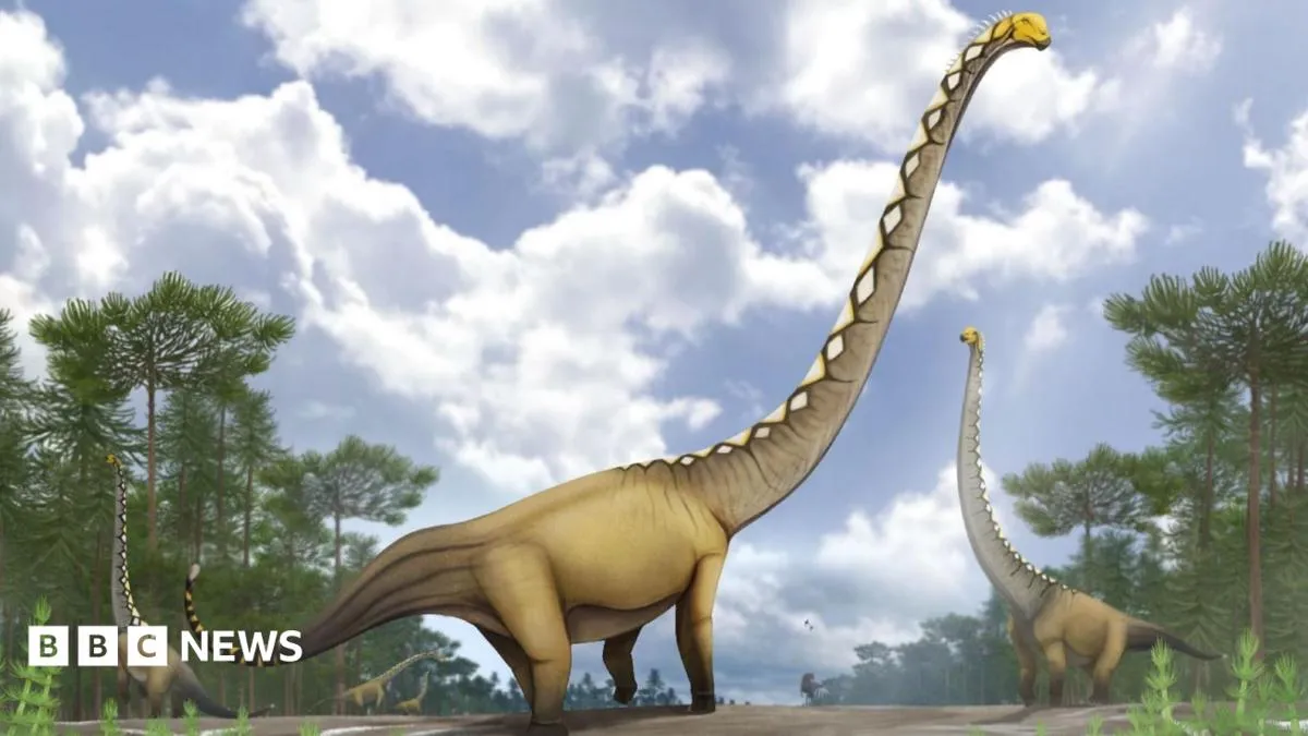 Uragasaurus kalasinensis, Thailand dinosaur, had a neck as long as a cricket pitch