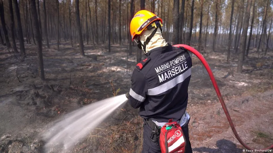 French firefighters let almost 200,000 evacuees go home, but Europe’s wildfire risk isn’t done