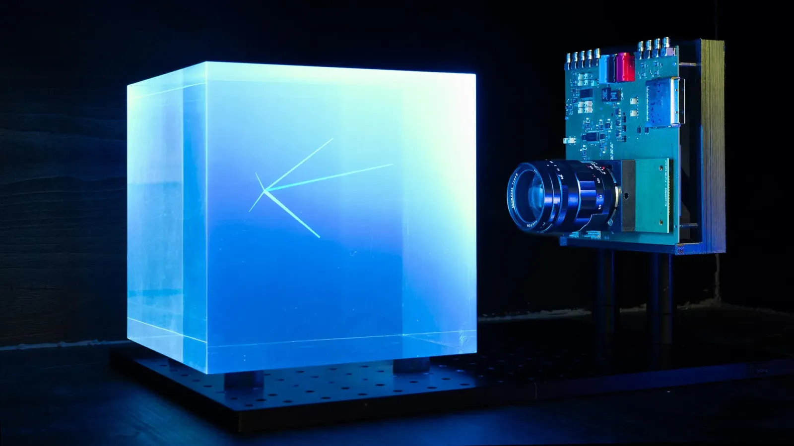 PLATON replaces millions of detector parts with one light block, aiming to upgrade 3D particle tracking