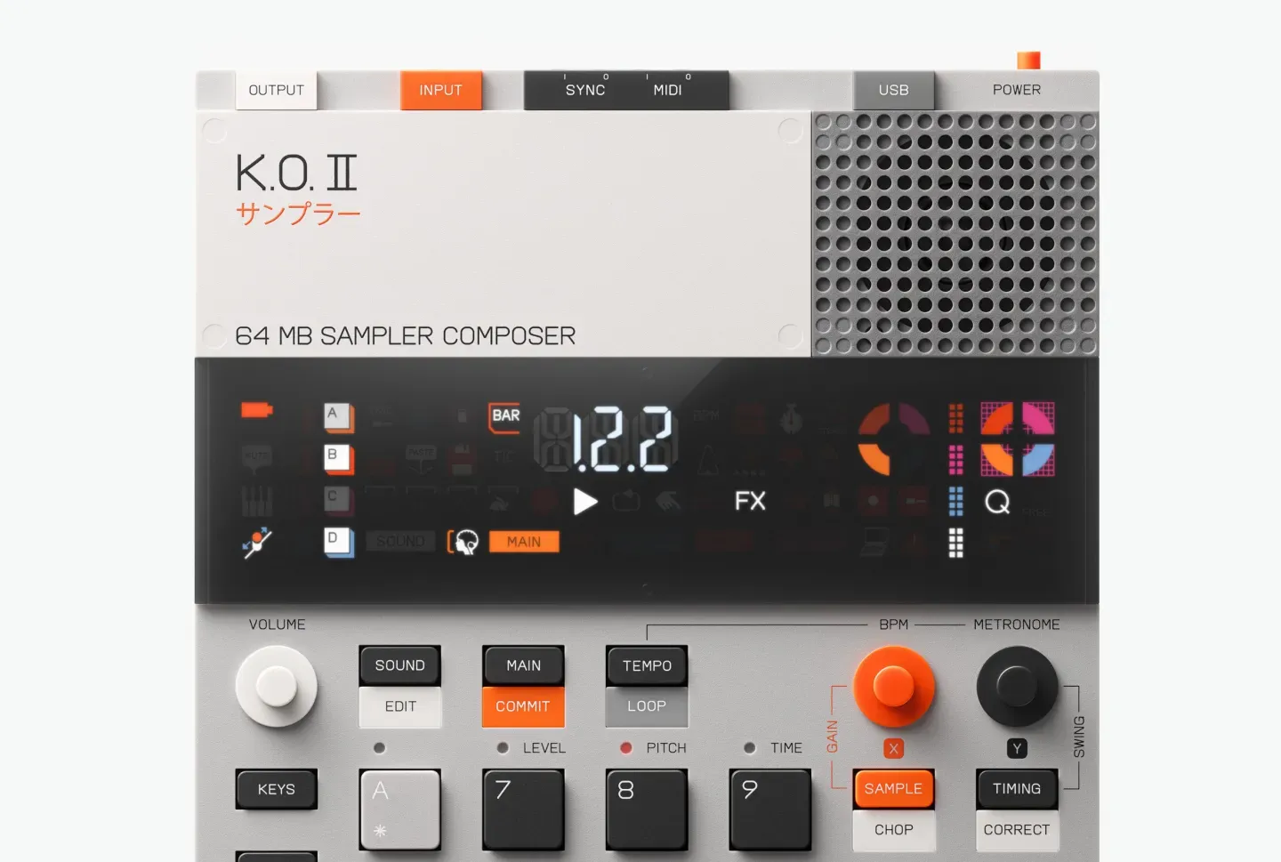 Teenage Engineering’s KO II gets OS 2.5: USB audio, 40s samples, lo-fi controls
