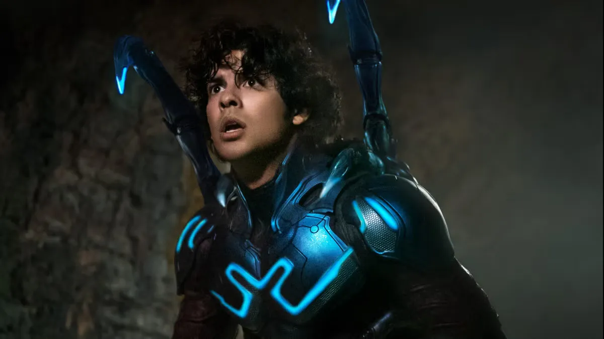 Xolo Maridueña returns as Blue Beetle in James Gunn’s “Man of Tomorrow”