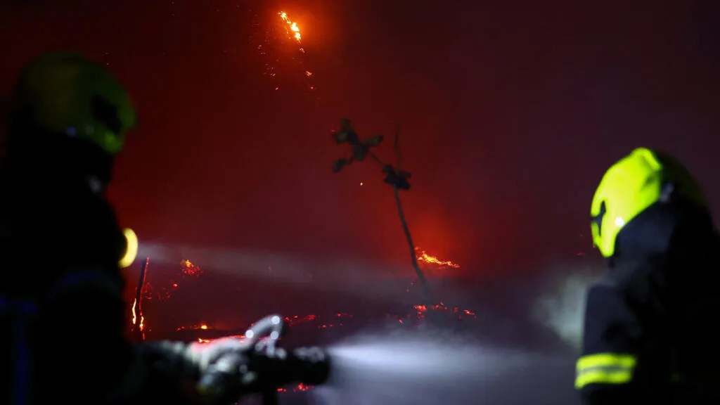 Wildfires forced 300,000+ evacuations across France and Spain on Saturday