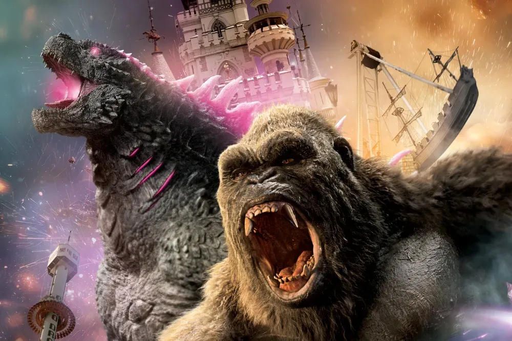 James Ngo pushes Legendary’s first theme park ride, Kong x Godzilla, opening July 24