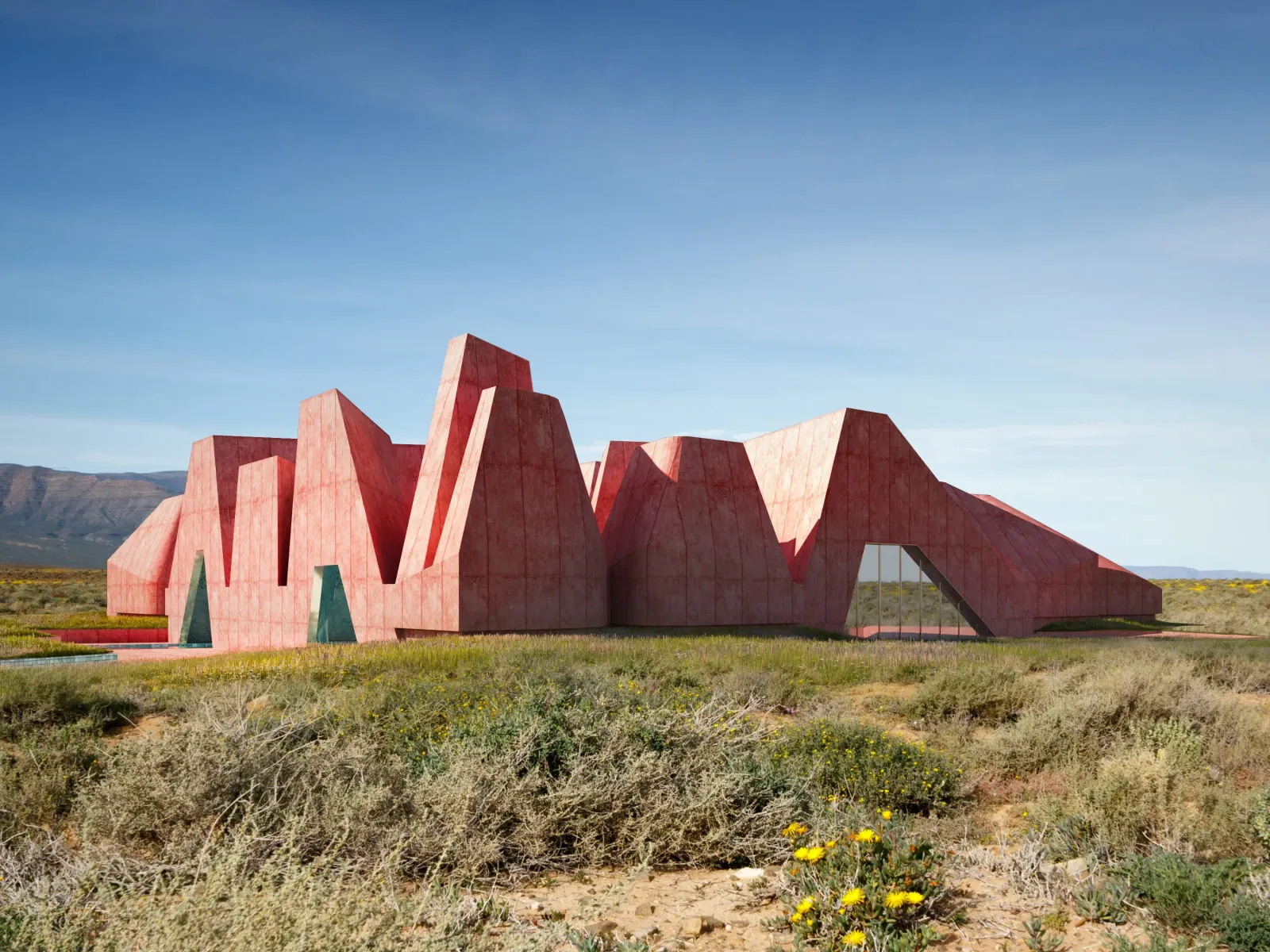 Forma proposes a Pink Thermal Baths data center, turning AI heat into community pools