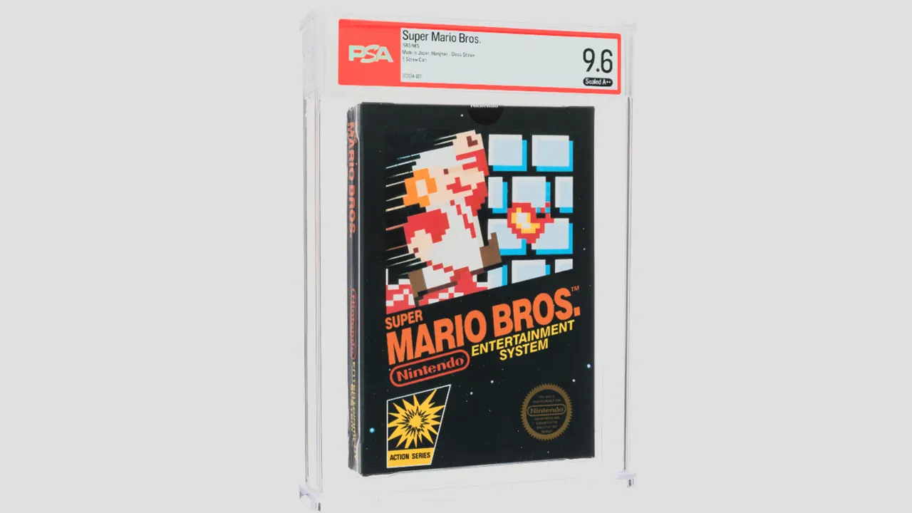 Super Mario Bros. PSA 9.6 sells for $3 million, resetting the video game record