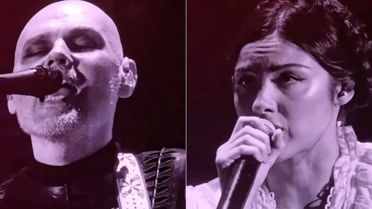 Olivia Rodrigo joins Smashing Pumpkins for “Thirty-Three” at Lollapalooza Friday night