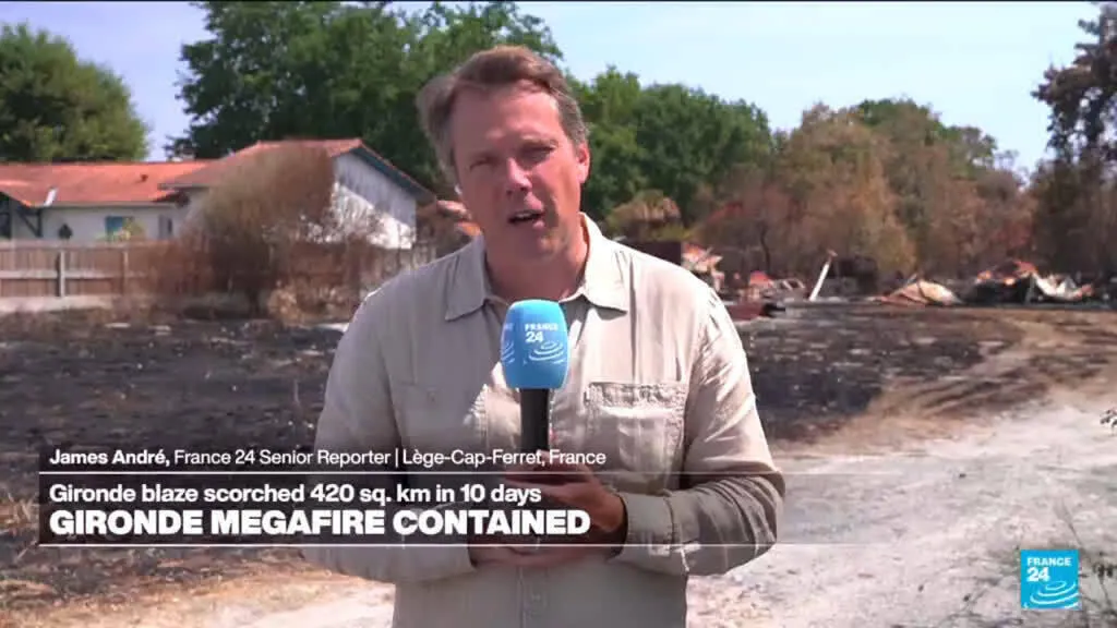 Gironde megafire: nearly 3,000 firefighters still deployed as evacuations unwind