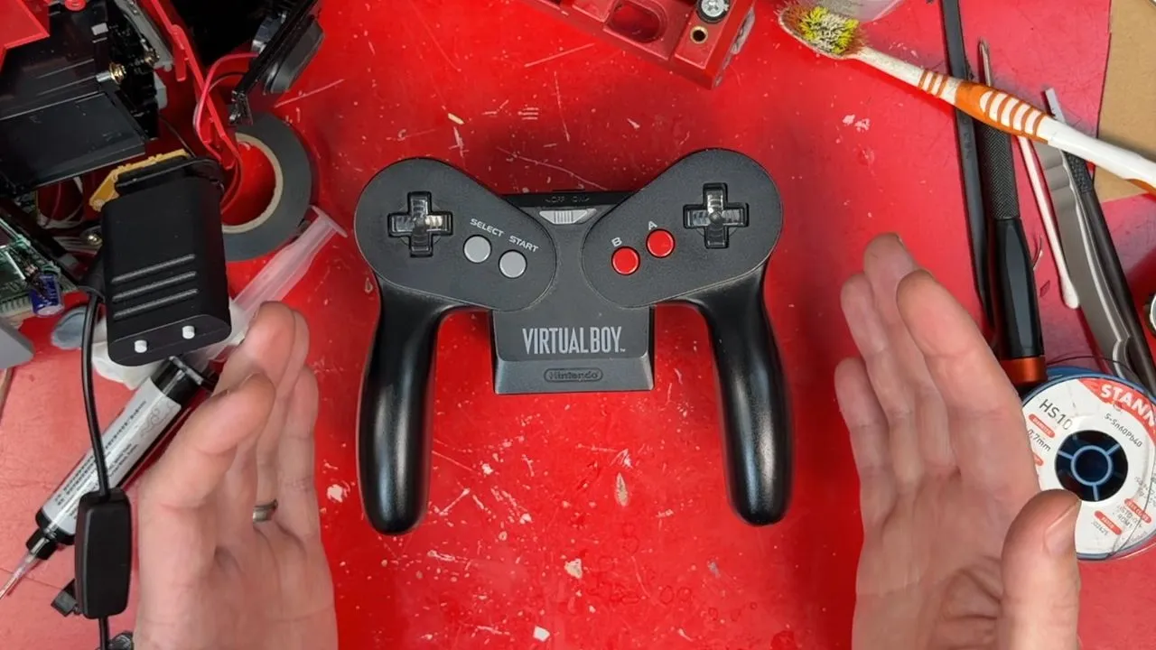 Retro modders turn a Virtual Boy controller wireless for Switch 2, price tags included