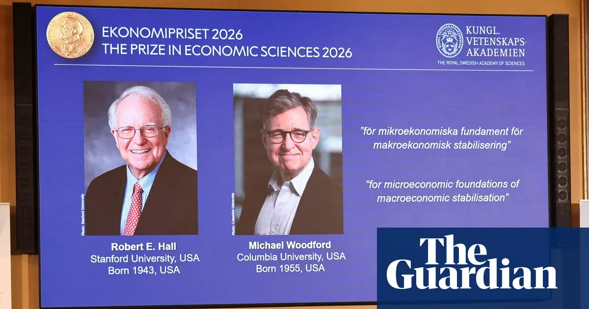 Hall and Woodford win Nobel economics prize for crisis-smoothing models