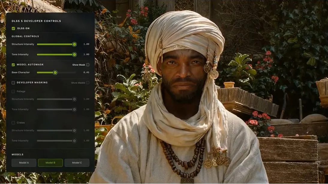 DLSS 5 gets only two dev sliders: structural and tone intensity, Nvidia confirms at SIGGRAPH 2026