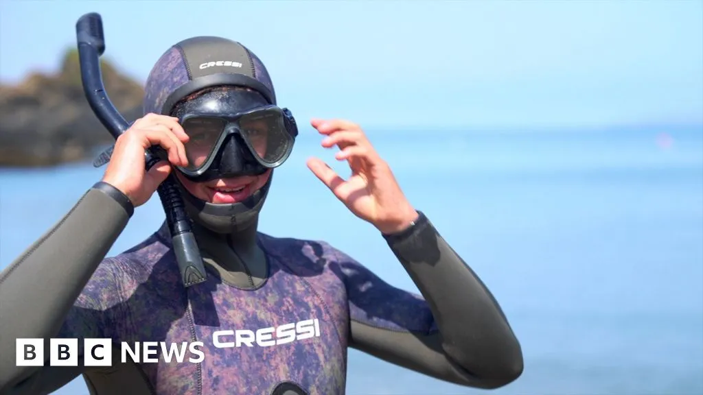 Free diver Iesetyn Morgan dives with purpose, using social footage to “give back”