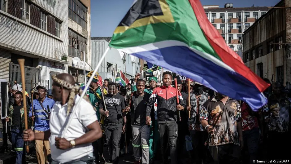 Anti-migrant protests in South Africa forced two women back to Zambia