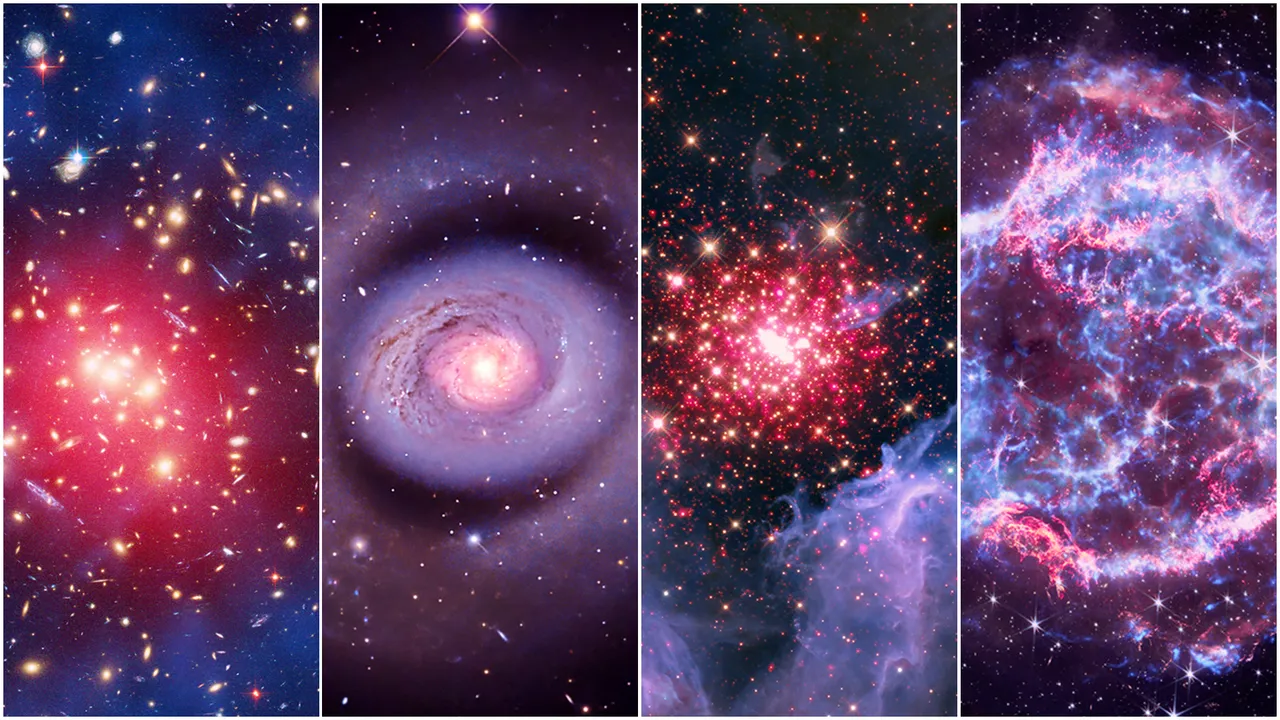 Chandra’s 4 July 4 images turn America 250 into red, white and blue cosmic music