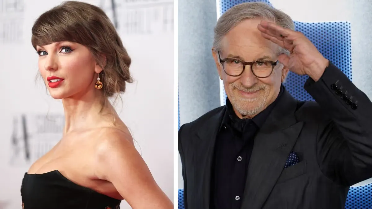 Taylor Swift puts Steven Spielberg on camera at Songwriters Hall of Fame Gala