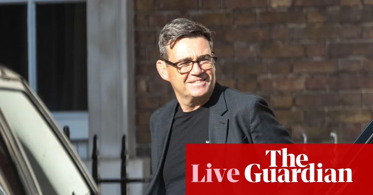 Andy Burnham’s No 10 speech comes with a lectern twist and new Whitehall rules