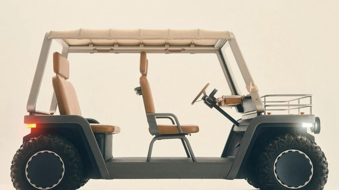 Amble One brings $25,000 moon-buggy EV luxury to resorts, not highways
