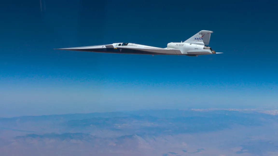 NASA’s X-59 starts supersonic tests aiming to kill the sonic boom, not the speed