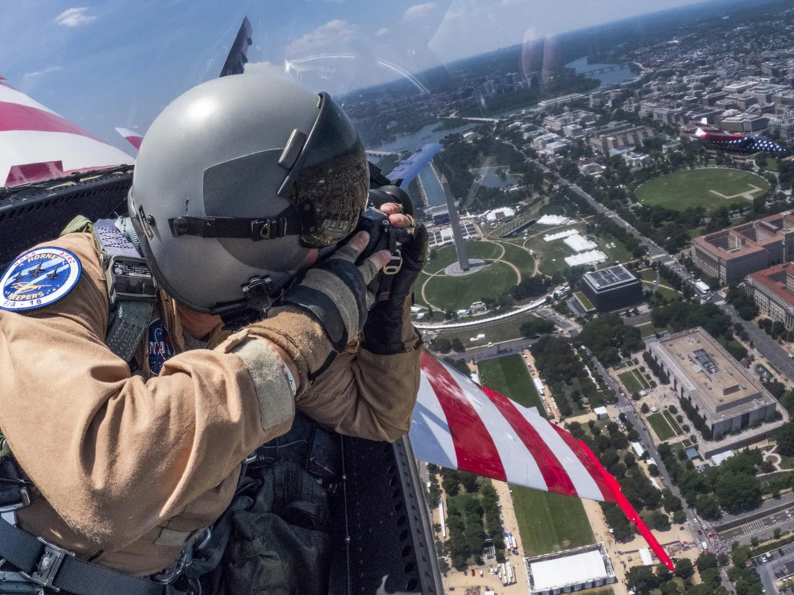 Jim Ross flew an F-18 over Washington for Freedom 250. Here’s what NASA wanted seen