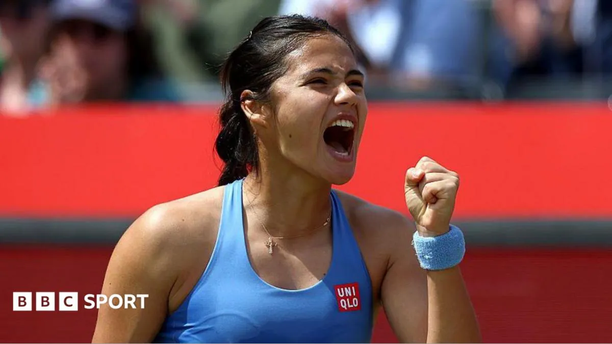 Emma Raducanu wins twice in a day, reaches Queen's final; Katie Boulter falls short