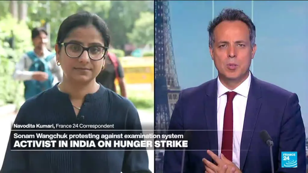 Indian police take hunger-striking education activist to hospital after 20 days