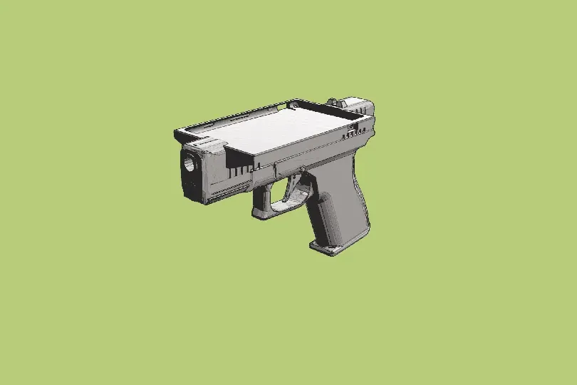 Luke The Maker’s “Gundle” pistol-shaped e-reader case looks real, but can’t fire