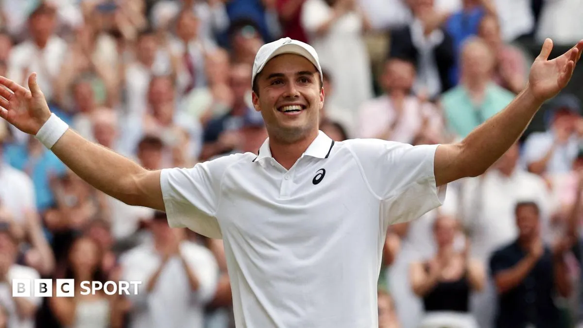Arthur Fery beats Grigor Dimitrov in five sets, first British wildcard to reach a Slam QF