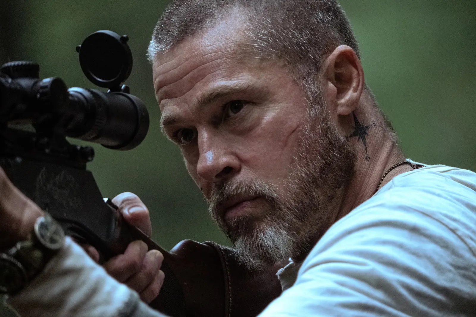 Brad Pitt teams with Jason Statham for Heart of the Beast action photos