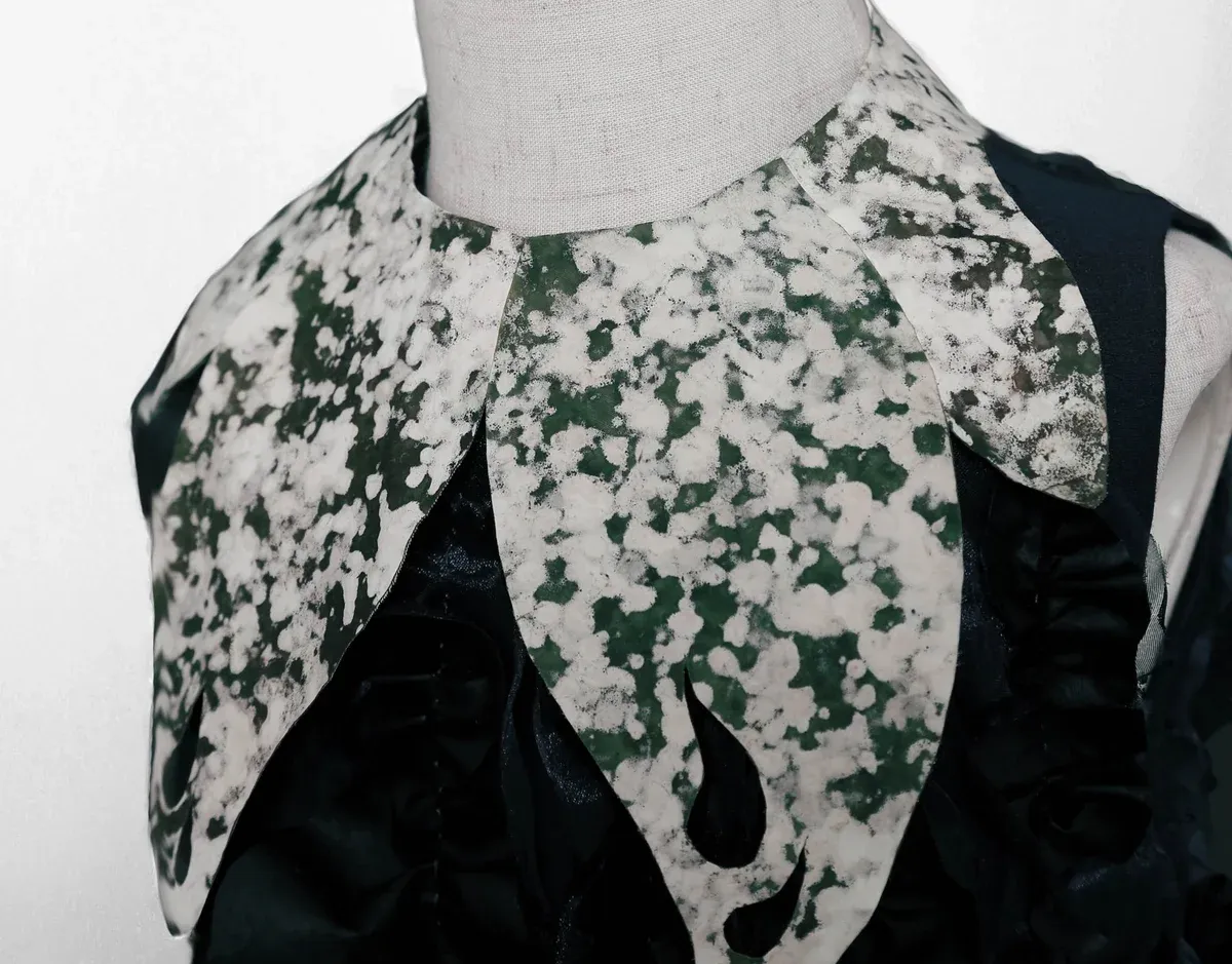 Living, biodegradable textile can change color and add UV protection with engineered microbes