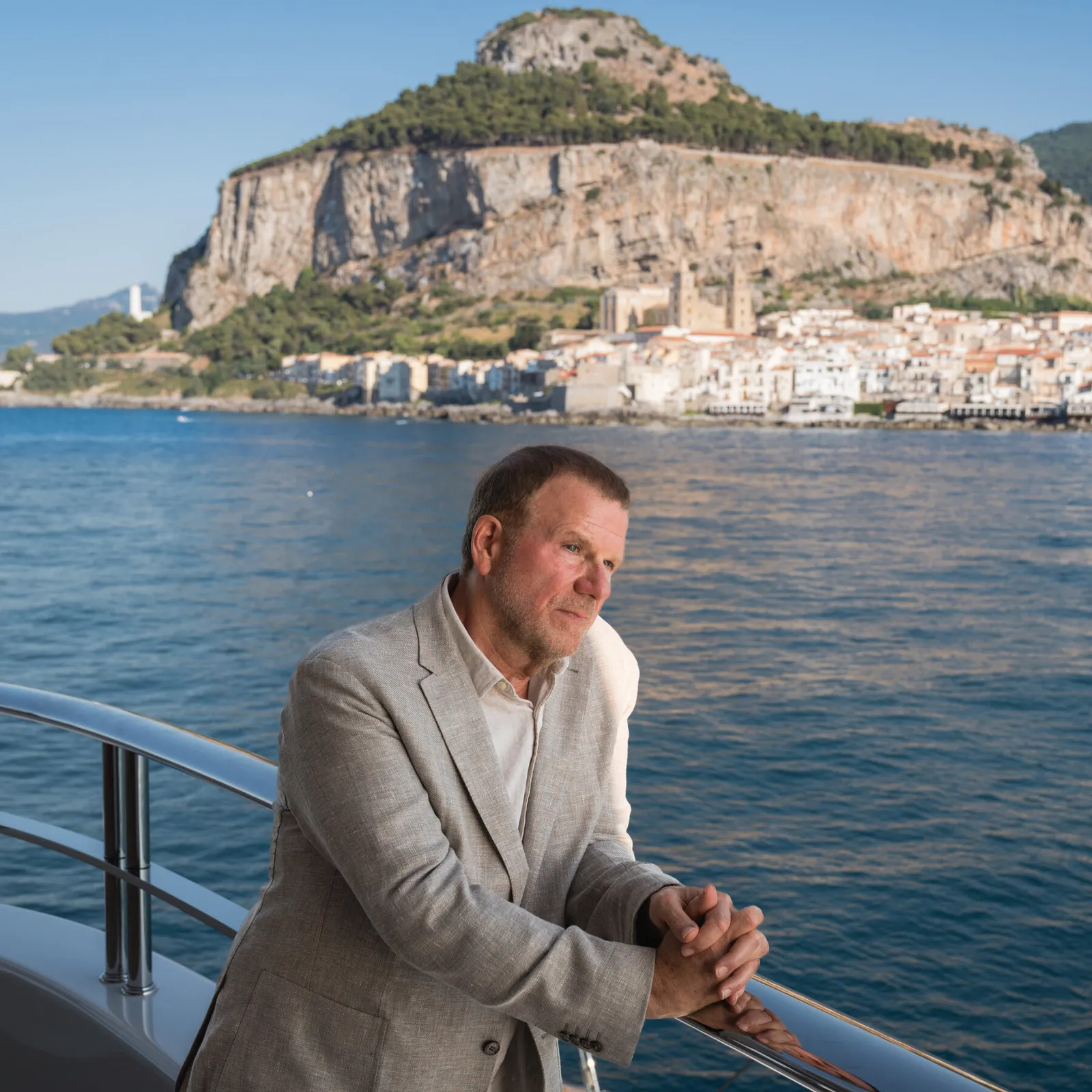 Tilman J. Fertitta floats on a superyacht while Trump argues with Giorgia Meloni
