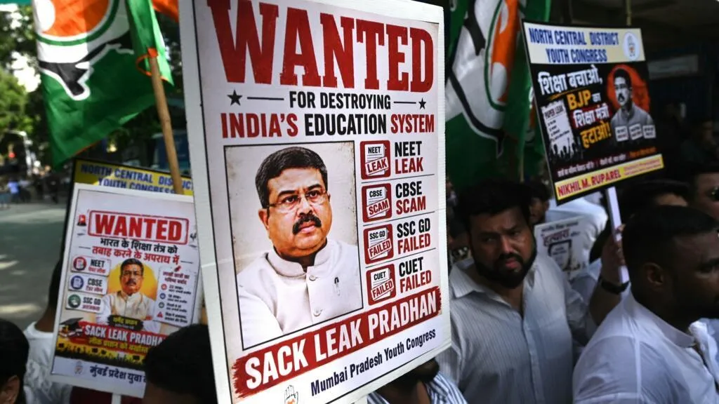 Dharmendra Pradhan resigns on Saturday after mass exam-paper leak protests demand his dismissal