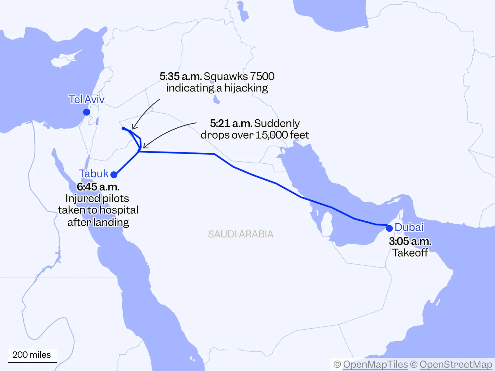 Passenger who stopped stabbed pilot hailed by Netanyahu after 17,000-foot dive