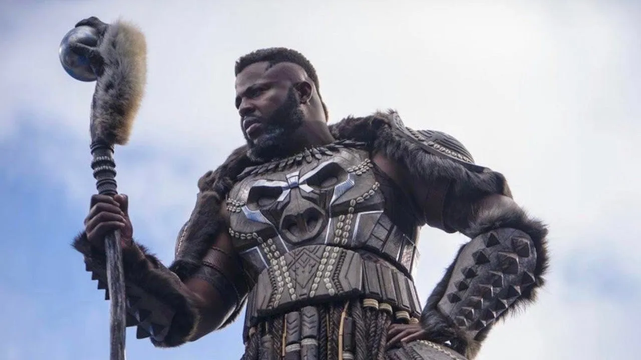 Winston Duke says “You bald-headed demon” was fully improvised in Black Panther