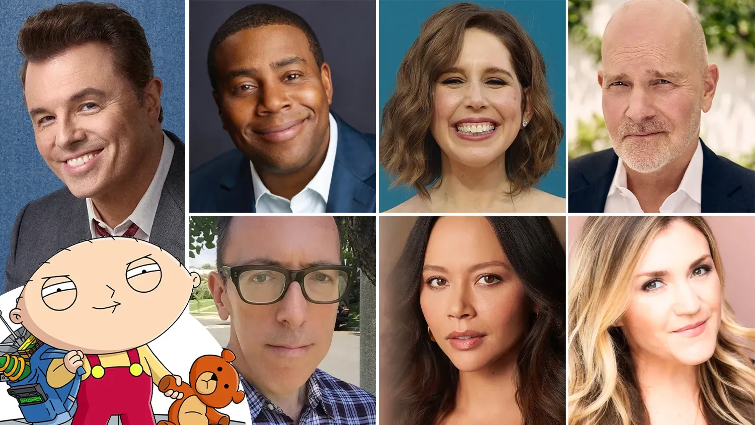 Seth MacFarlane stacks double voice duty as Stewie casts Kenan Thompson, Vanessa Bayer