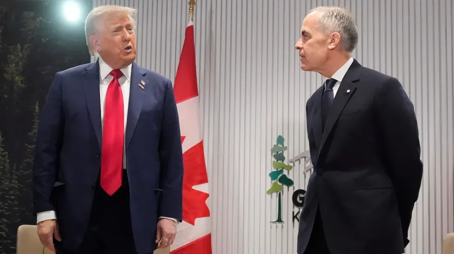 Trump tells Mark Carney wildfire smoke is “poisoning” U.S. air, threatens tariffs
