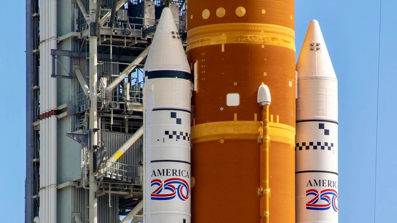 NASA adds “America 250” to Artemis 2’s SLS rocket, unveiled Dec. 2