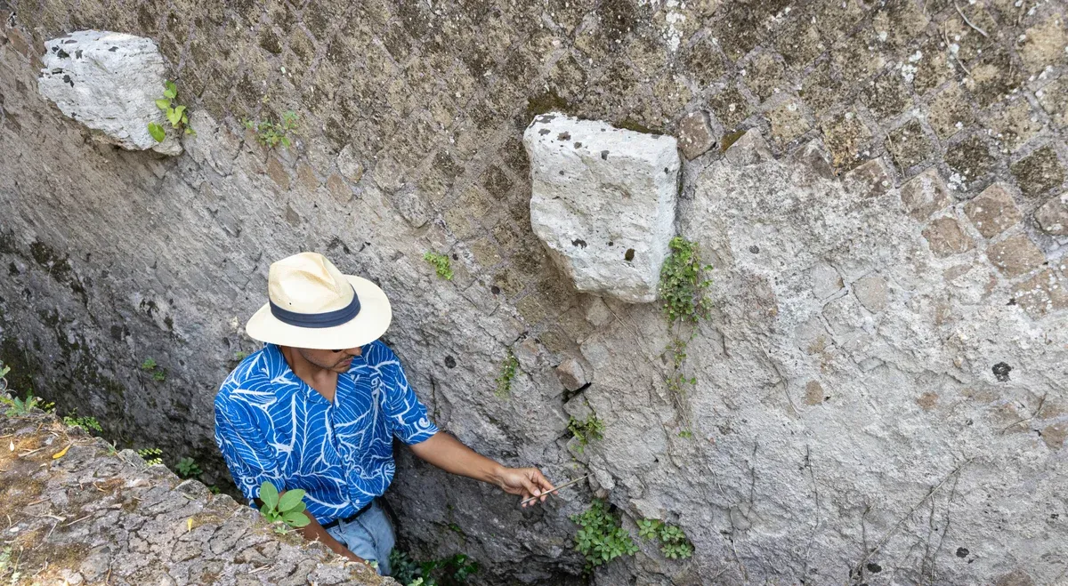 Calcite in a 1,900-year-old latrine reveals why Roman concrete still holds up