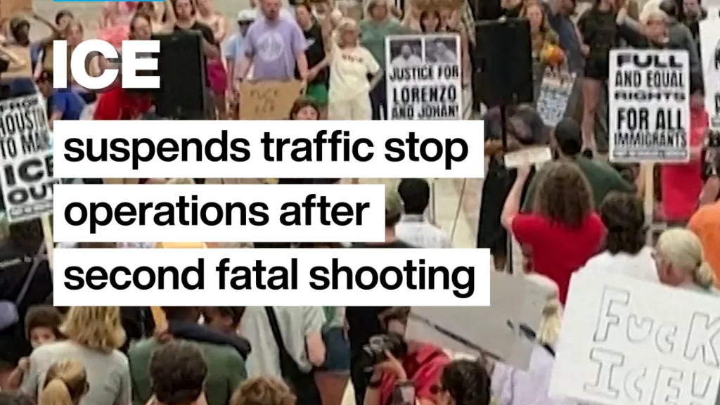 ICE suspends traffic stop operations after second fatal shooting in days