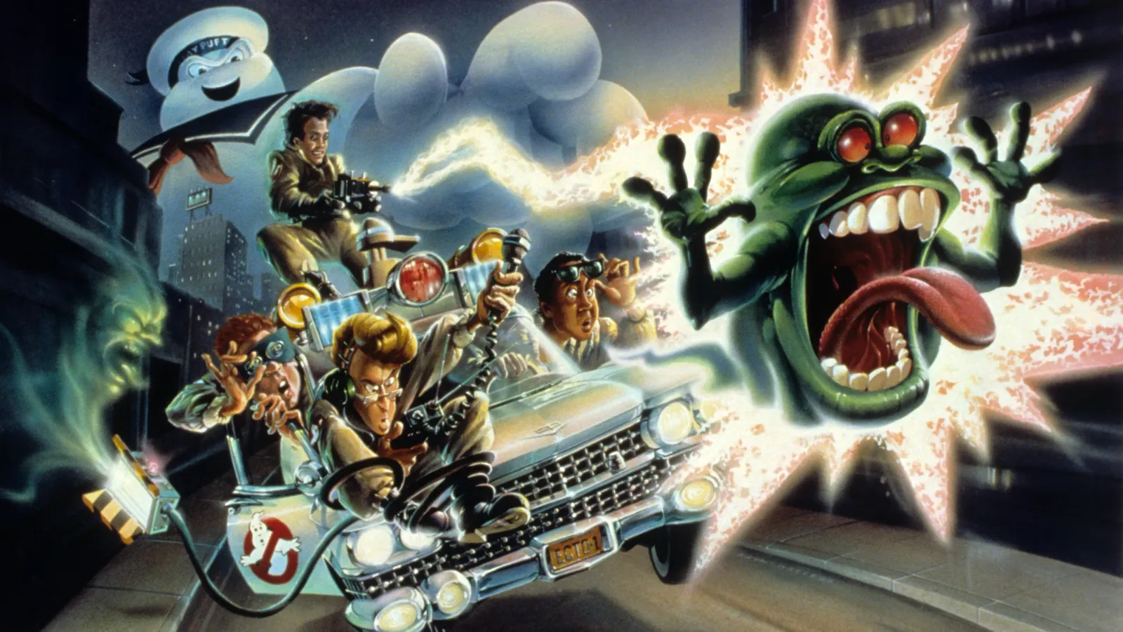Netflix and Sony just unveiled the official Ghostbusters animated series title and logo