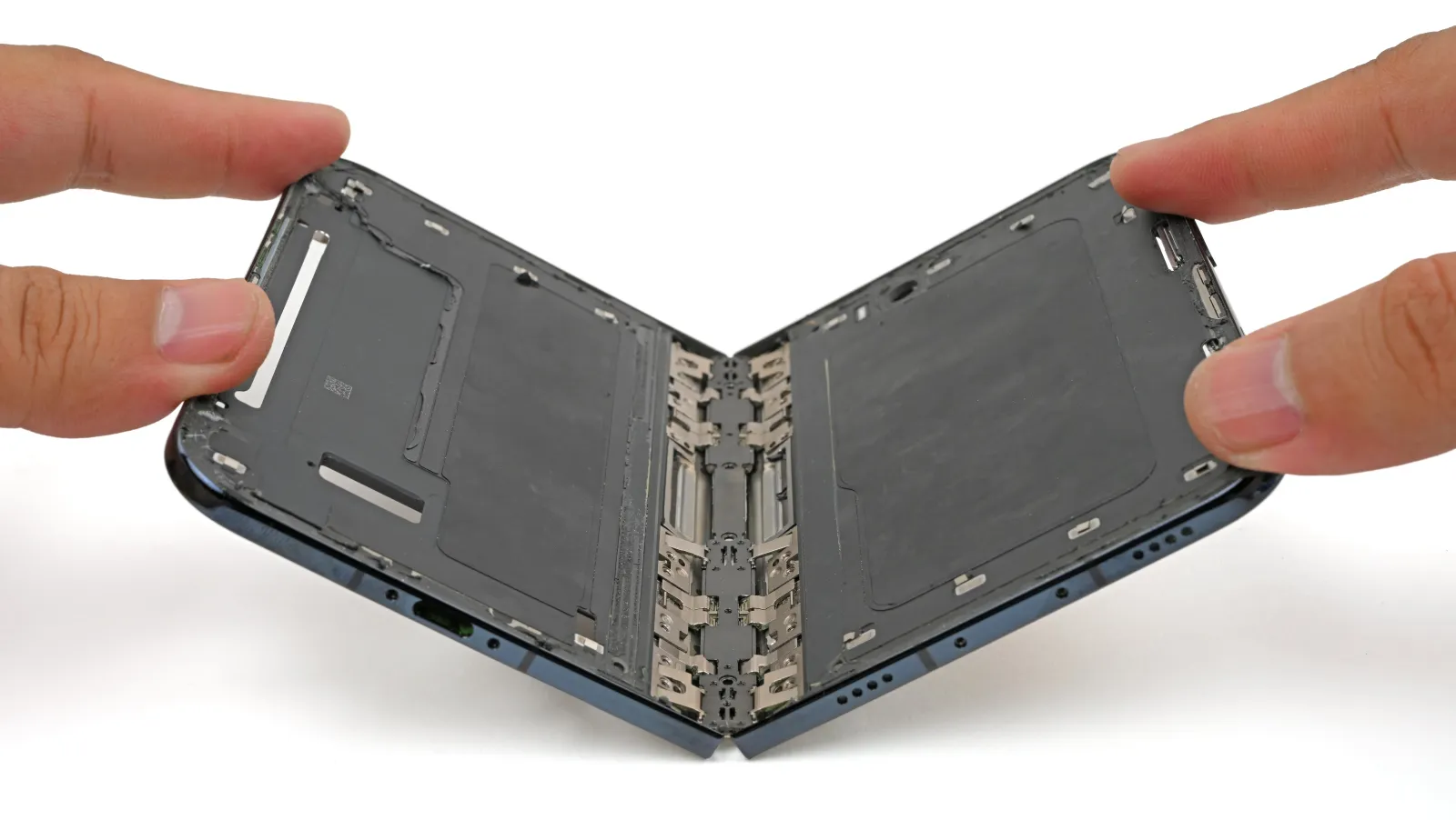 iPhone Duo screens crack above hinge - Apple confirms issue, iFixit tears it down