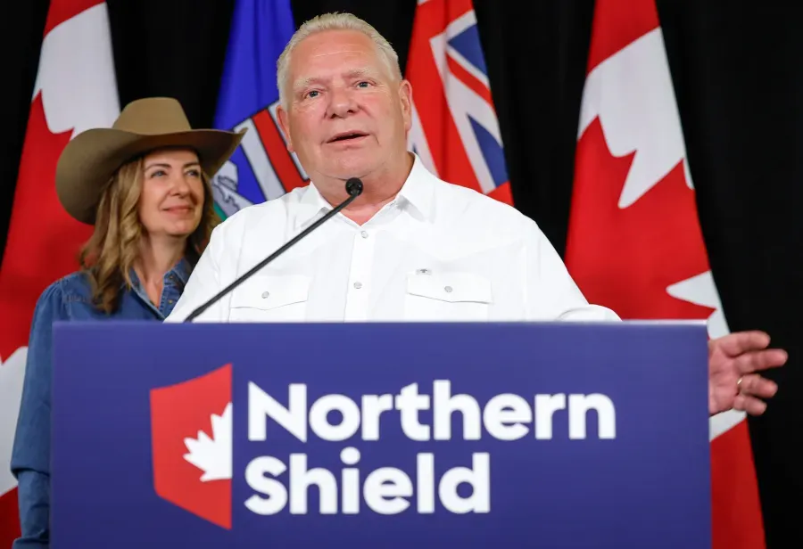 Doug Ford calls Trump wildfires rhetoric “absolutely unacceptable” during Thunder Bay briefing