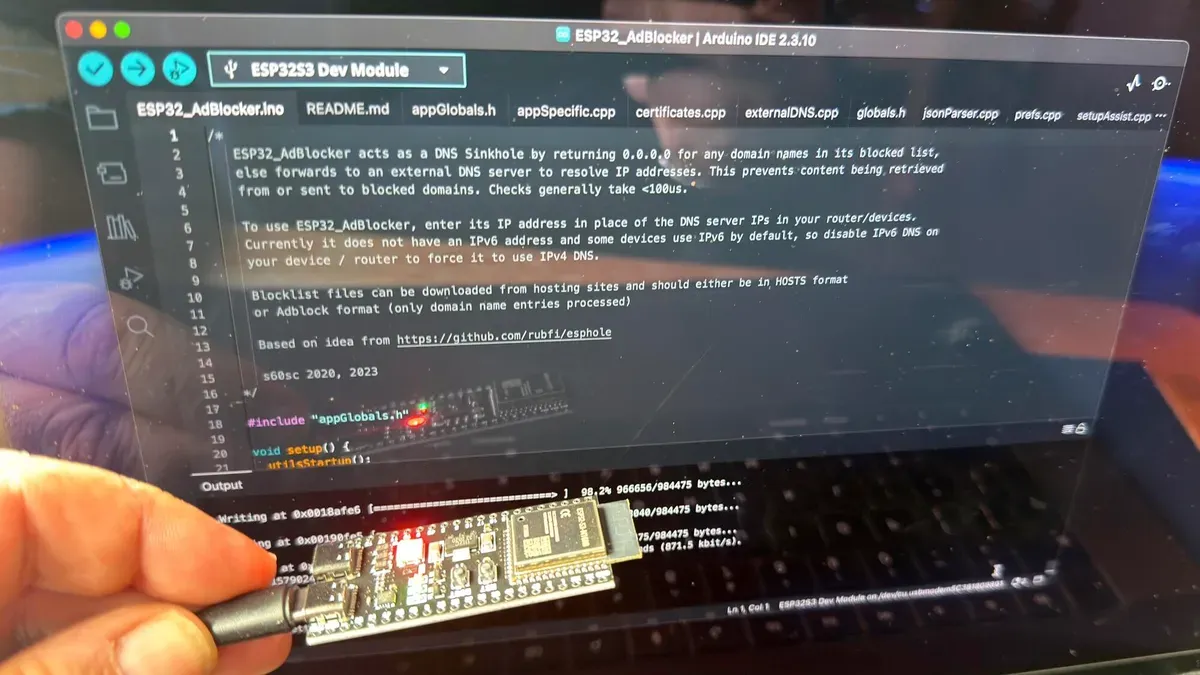 I coded a $7 ESP32-S3 ad blocker in minutes, bypassing expensive Raspberry Pi workarounds